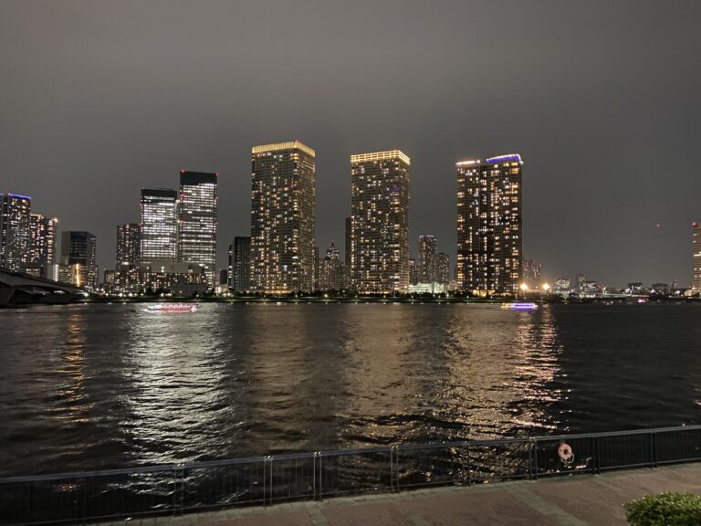Tokyo Bay Night View from Toyosu Park: A Hidden Gem with Stunning Illuminations and Cityscape